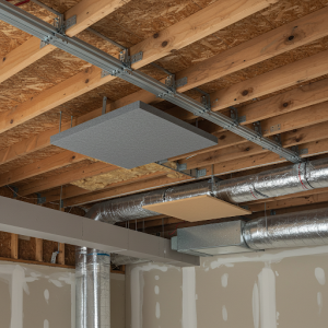 basement ceiling soundproofing.