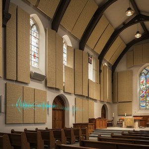 By strategically placing panels on walls and ceilings, particularly in areas of high sound reflection, the panels effectively reduce the duration and intensity of reverberation. 