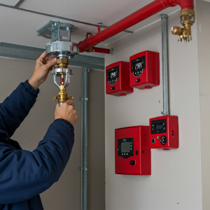 Upgrading fire suppression systems, including sprinklers and alarms.