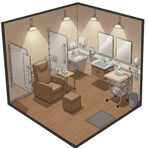 Accessible lactation room design