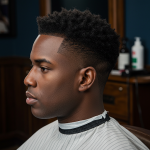 Barbershop lighting ensures that the colour of the hair looks the same as the actual colour. 