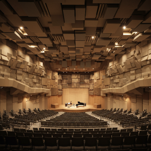 Concert hall sound insulation