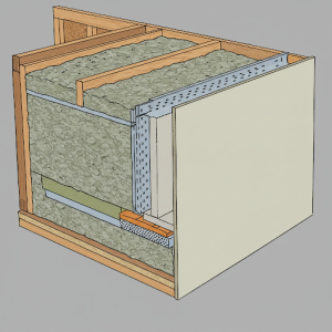 For optimal soundproofing, combine glass wool with resilient channels to decouple drywall from wall studs, reducing sound transmission. 