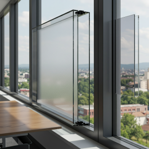 Conference room window inserts, secondary window panels that fit inside existing frames, adding an extra layer of soundproofing. 