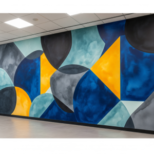 Geometric Patterns Office Wallpaper