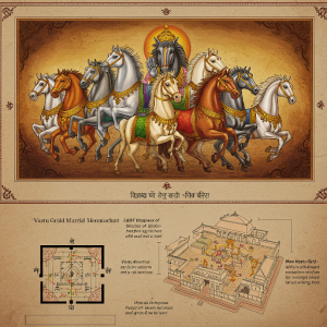 Placement of horse mural (according to Vastu).
