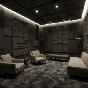 interior design ideas for sound damping in a room