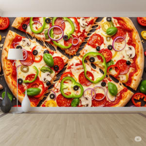 A Loaded Pizza Mural