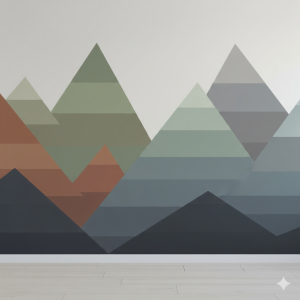 Abstract Peaks Wallpaper