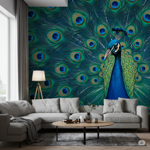 Abstract wallpaper mural