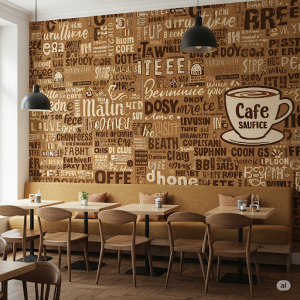 Typography and Quotes Mural. 