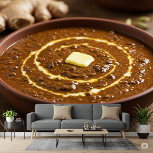 Dal Makhani (Kali Dal) Wallpaper Mural