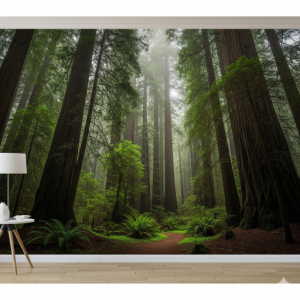 Enchanted Redwood Grove Wallpaper Mural
