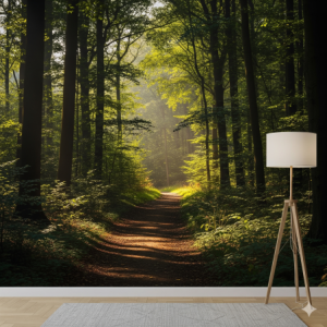 Forest Wallpaper with a 3D Effect