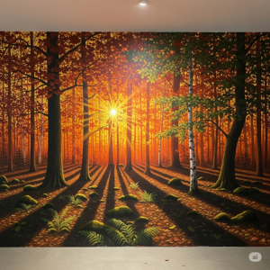 Golden Hour Forest