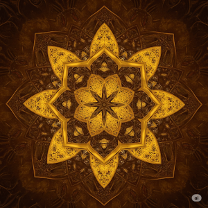  Layered Spice Mandalas Wallpaper Mural. Mandala-inspired designs use intricate patterns that resemble the arrangement of spices in traditional Indian cooking.