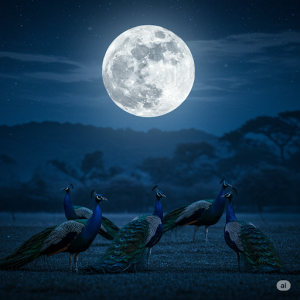 Moonlit Majesty Wallpaper Mural. 