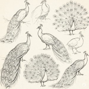 Sketchbook Style Mural.