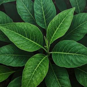 Sukuma wiki leaves close-up mural
