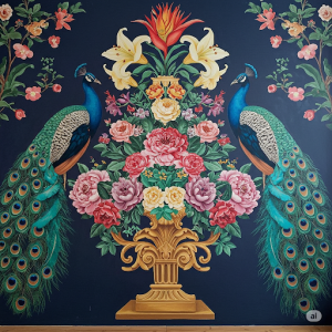 Symmetry in the Bloom Mural. 