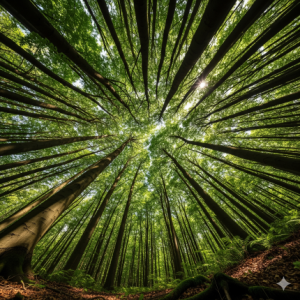 Tree Canopy View Wallpaper