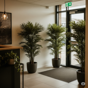 Artificial Areca Palms Office Plants Design