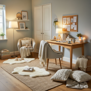 Hygge-Inspired Home Office Design.