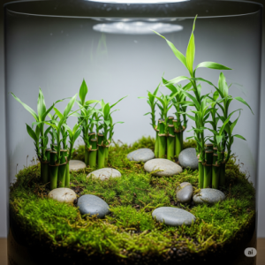 Miniature Garden Indoor Bamboo Décor
