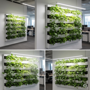 Office Aeroponic Living Walls