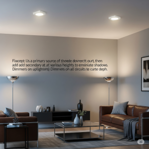 Office Layered Illumination with Dimmers.