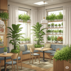 Office Break Room Plants Design