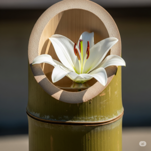 Single Bamboo Stalk Vase