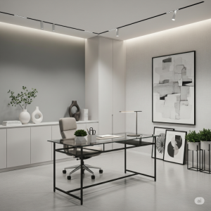 Sleek & Streamlined Professional Office Design.