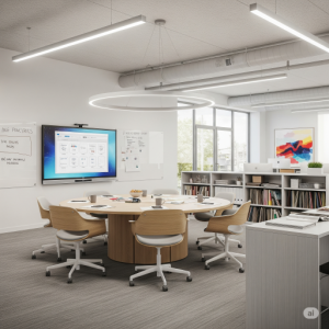The Collaborative & Transparent Office Design.