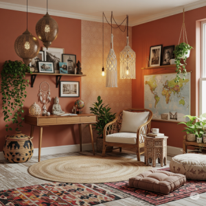 The Global Traveller's Nook Office Room