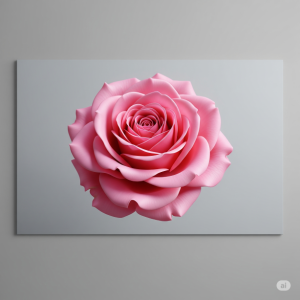 Minimalist Single Bloom Mural