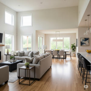 Open-Concept Flow Professional House Staging