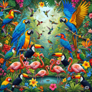 Tropical Birds Paradise
