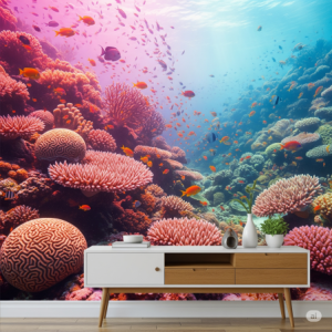 Underwater Coral Reef Wallpaper Mural