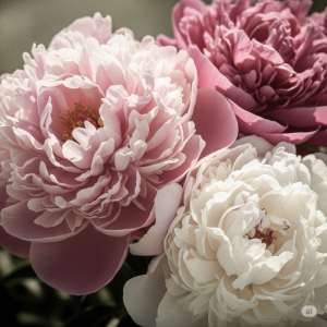 Vintage Peony Garden.