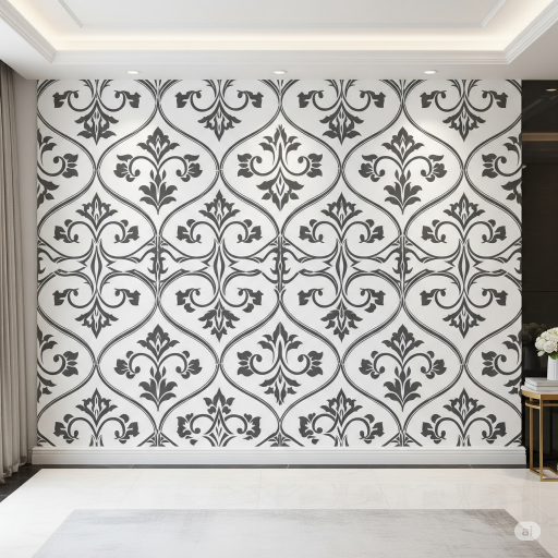 Charcoal and White Charcoal and White