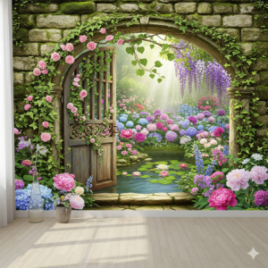 Girly Secret Garden Wallpaper