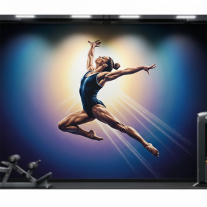 Graceful Strength Gym Wallpaper Mural