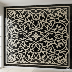 Marble Inlay Wallpaper
