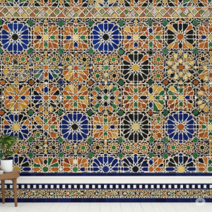 Moorish Mosaic Wallpaper Mural