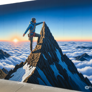 Mountain Summit Wallpaper Mural
