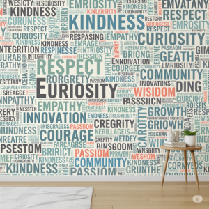 The Power of Words Wallpaper Mural