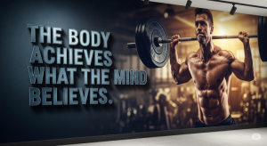 "The body achieves what the mind believes":