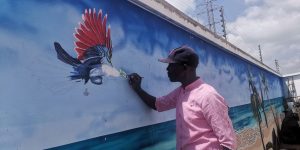 Wallpaper Kenya Inhouse Mural Artist. 