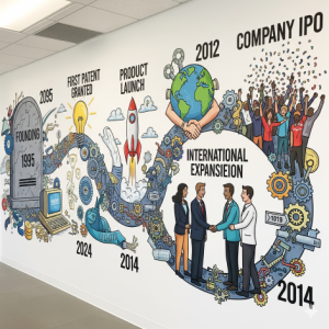 The Brand Journey Creative Office Mural